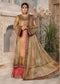 Maria B Embroidered Zari Net Suits Unstitched 3 Piece MB21MH D-07 - Luxury Collection