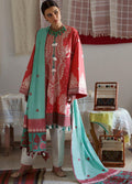 Elan Embroidered Lawn Suits Unstitched 3 Piece EL21OR EL21-10-A Esin - Summer Collection