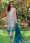 Zainab Chottani Embroidered Chikankari Unstitched 3 Piece Suit ZC20LL 8B - Luxury Collection
